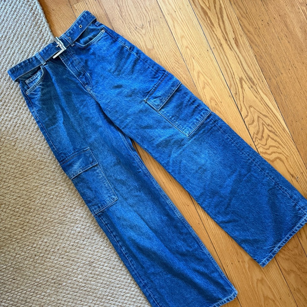 NWOT Reformation Cary Cargo Jeans - Picture 4 of 11